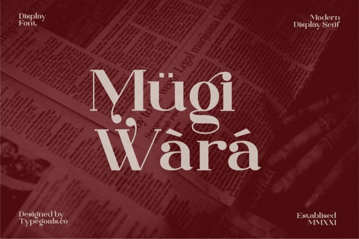 Mugiwara - FontbyE Font Download