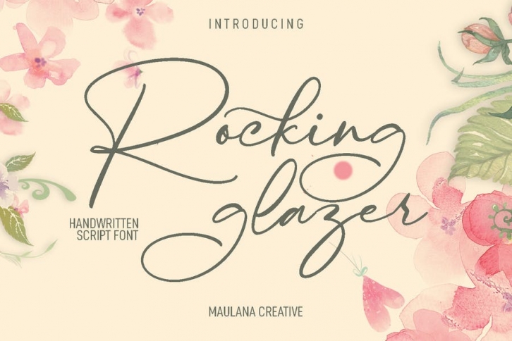 Rocking Glazer Script Font Font Download
