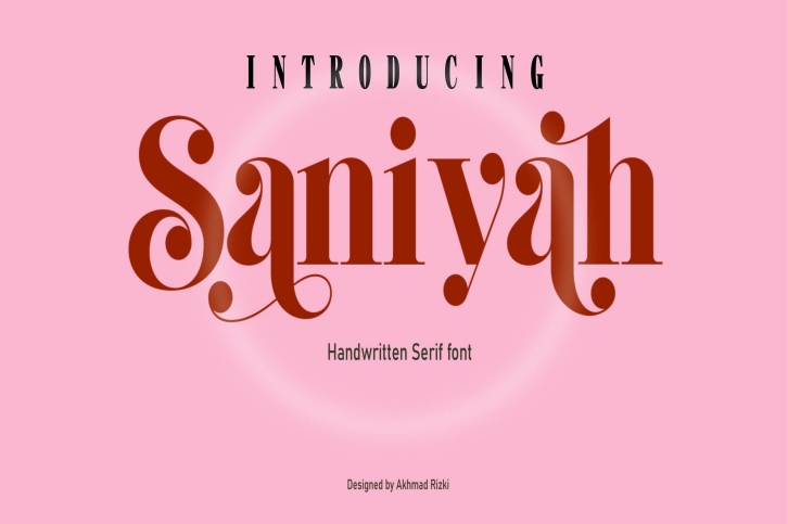 Saniyah Font Download