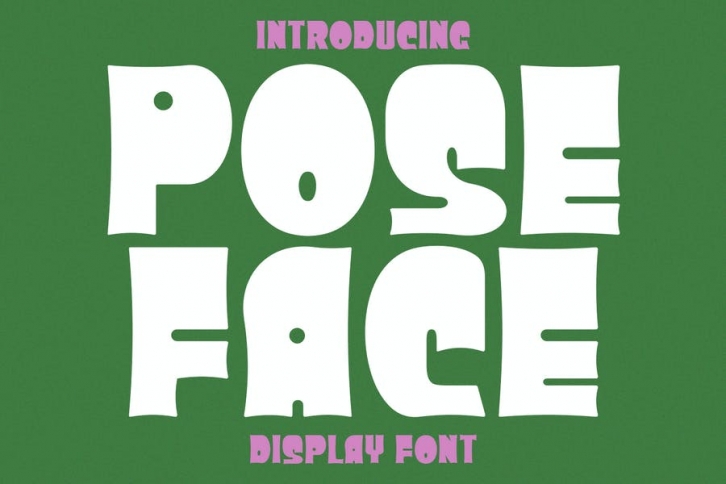 Poseface Display Font Font Download