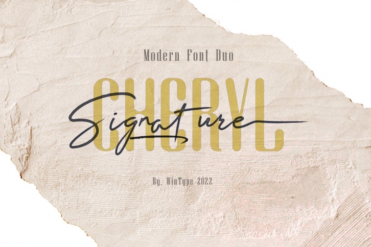 CHERYL Signature Font Download