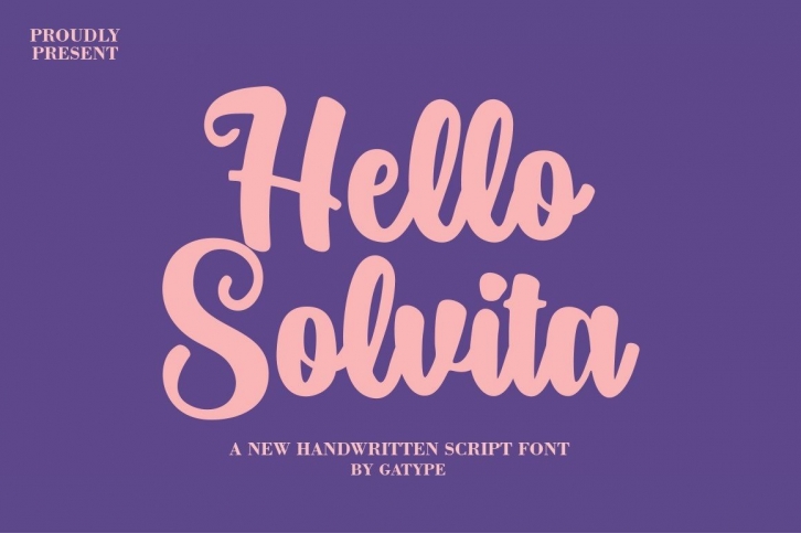 Hello Solvita Font Download