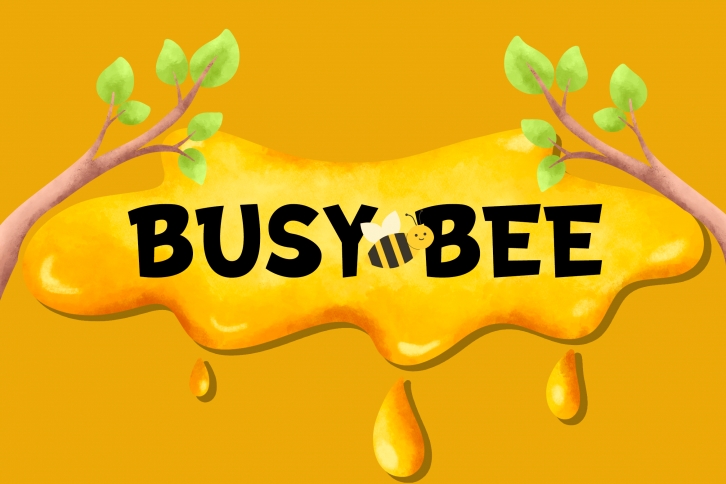 Busy Bee Font Download