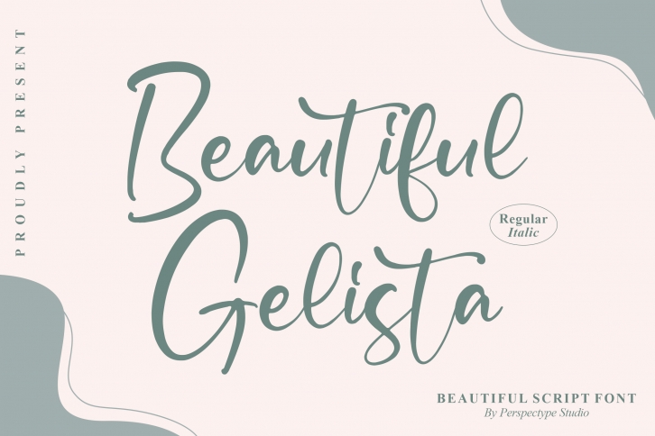 Beautiful Gelista Font Download