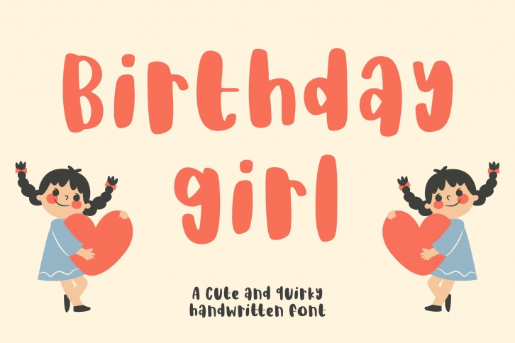 Birthday Girl Quirky Handwritten Font Download