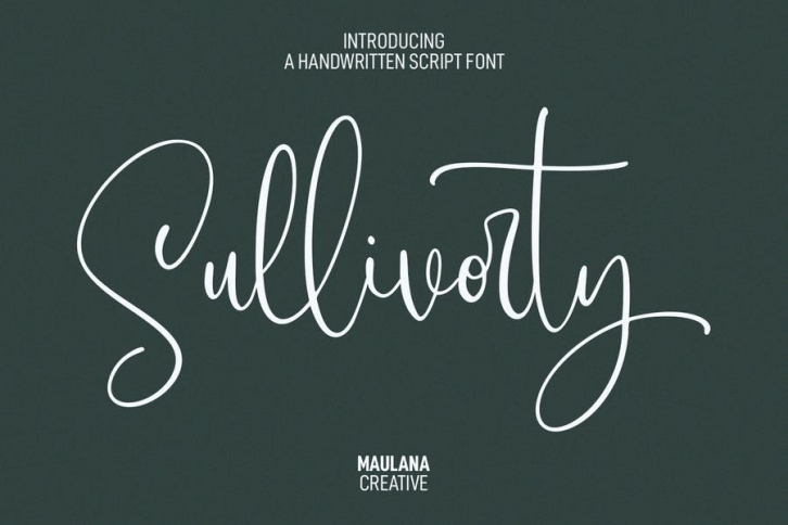 Sullivorty Script Font Font Download