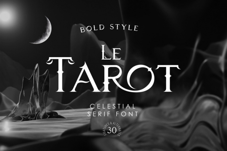 Le Tarot Bold - Celestial Serif Font Font Download