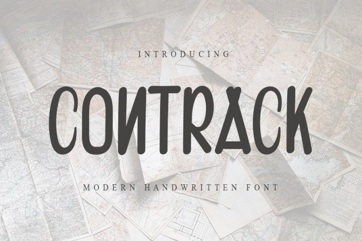 Contrack Font Download