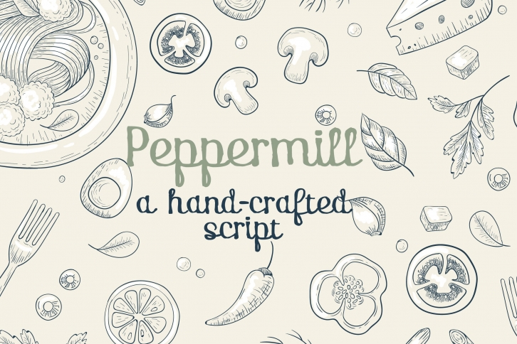 PN Peppermill Font Download