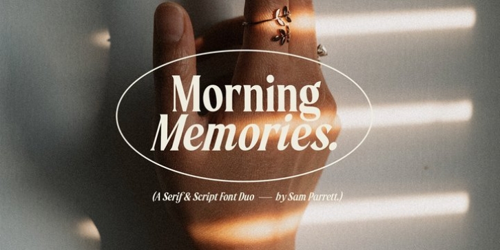 Morning Memories Font Download