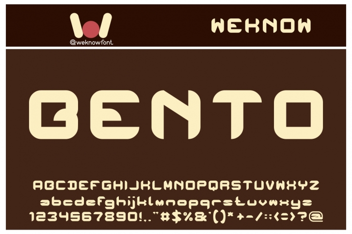 BENTO Font Download