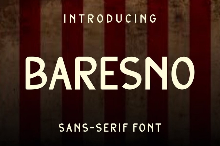 Baresno Font Download