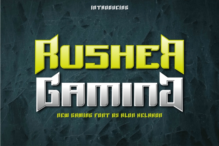 Rusher Gaming Font Download