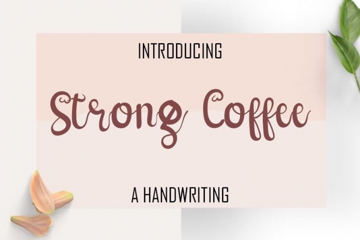 Strong Coffee Font Download