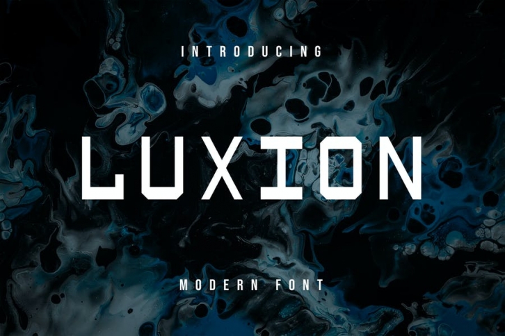 Luxion Modern Font Font Download