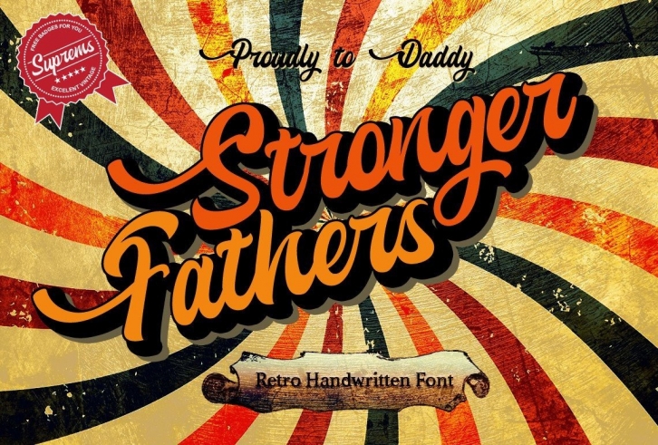 Stronger Fathers Font Download