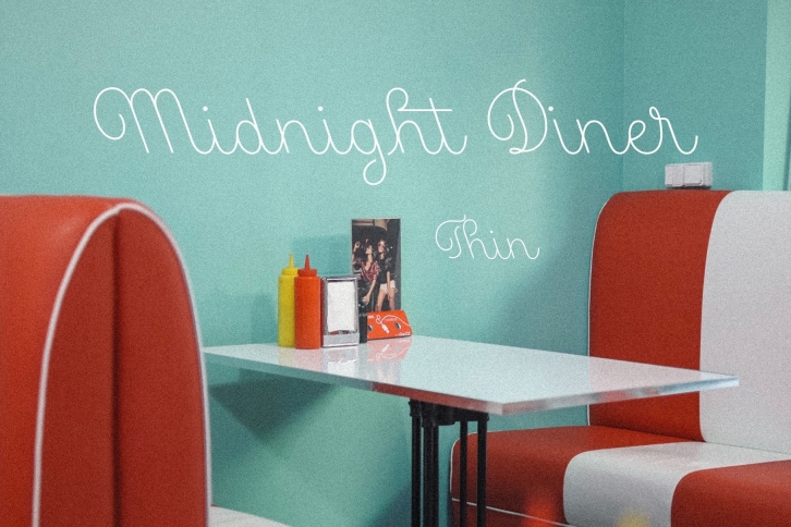 Midnight Diner Thin Font Download