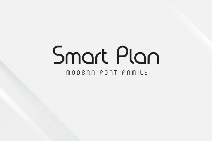 Smart Plan - Modern font family Font Download