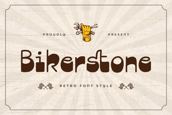 Bikerstone Font Download