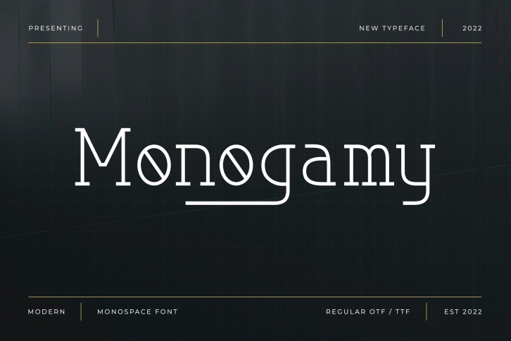 Monogamy Font Download