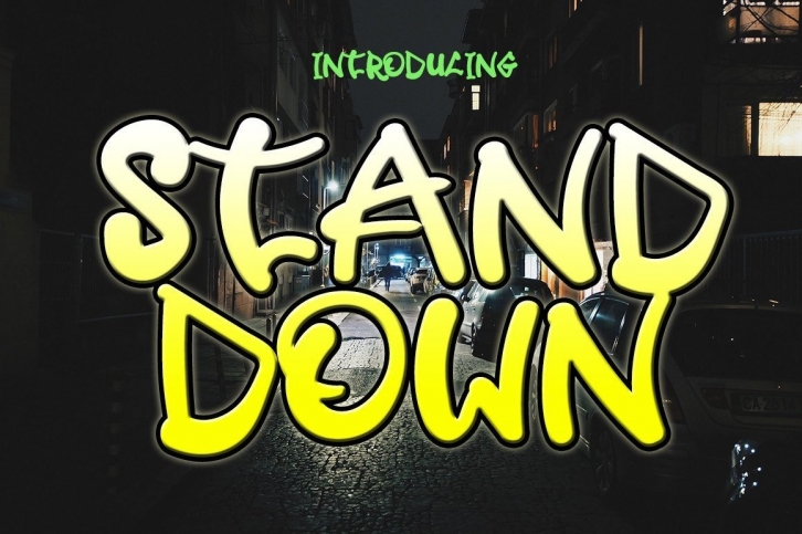 Stand Down Font Download
