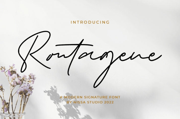 Rontagene Font Download