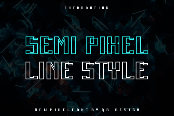 Semi Pixel Line Font Download