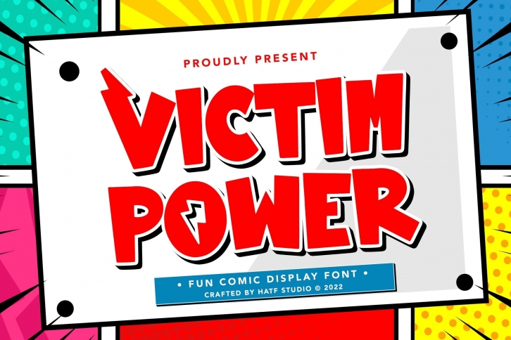 Victim Power Font Download