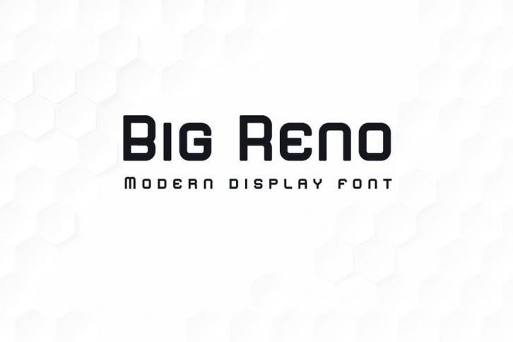 Big Reno -  Modern Display Font Font Download