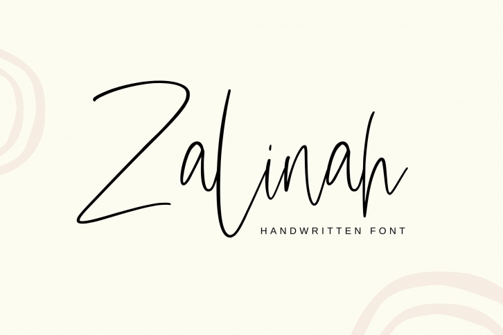Zalinah Handwritten Font Download