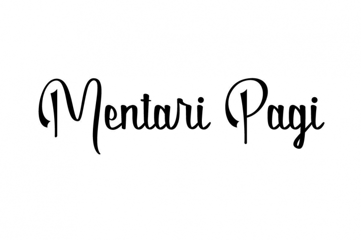 Mentari Pagi Font Download