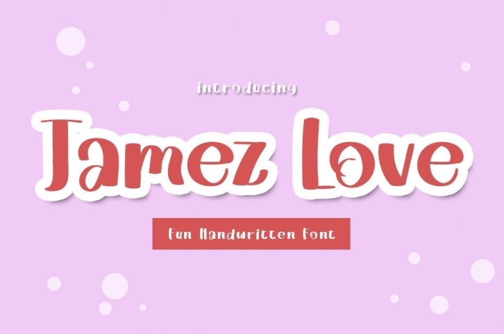 Jamez Love Font Download