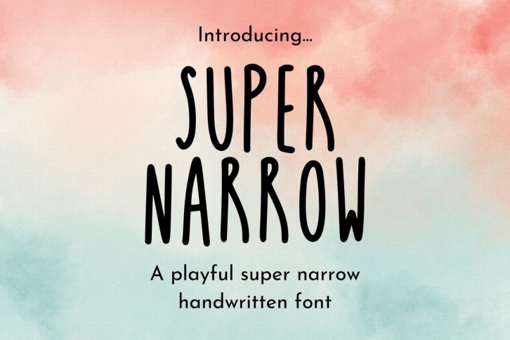 Super Narrow Font Download
