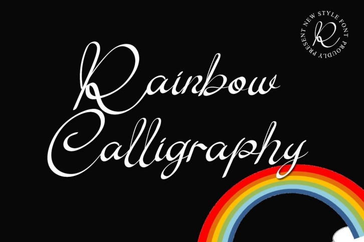 Rainbow Calligraphy Font Download