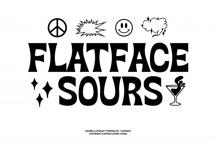 Flatface Sours Display Font Download