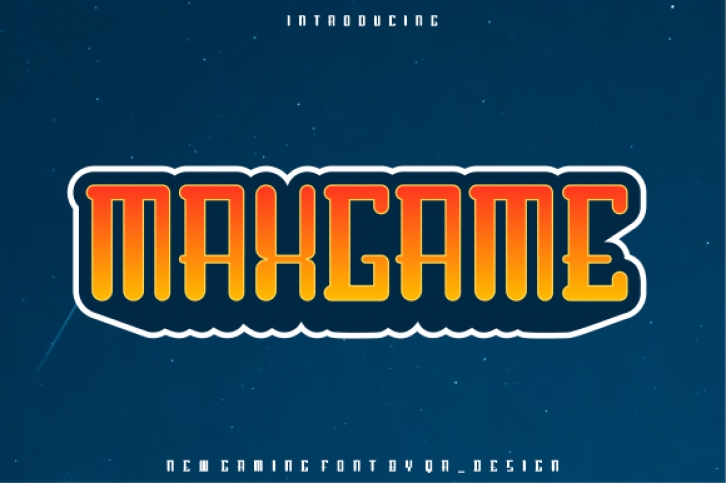 Maxgame Font Download