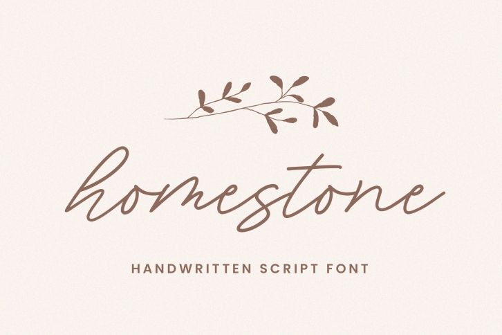 Homestone Font Download