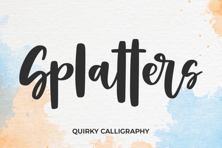 Splatters Font Download