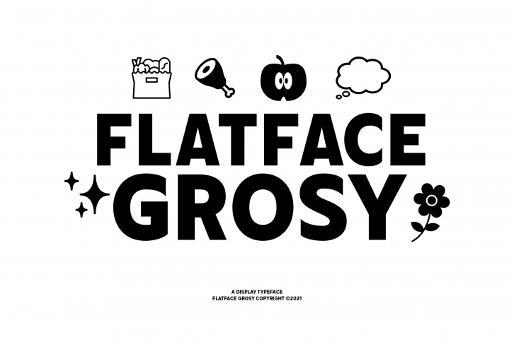 Flatface grosy Font Download