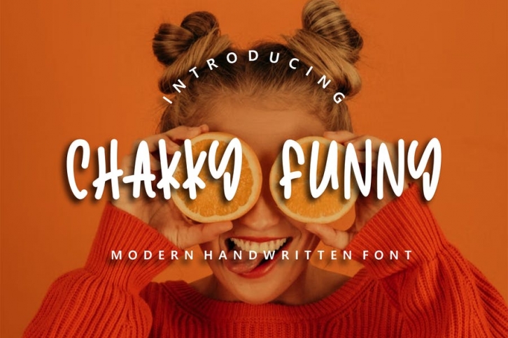 Chakky funny modern handwritten font Font Download