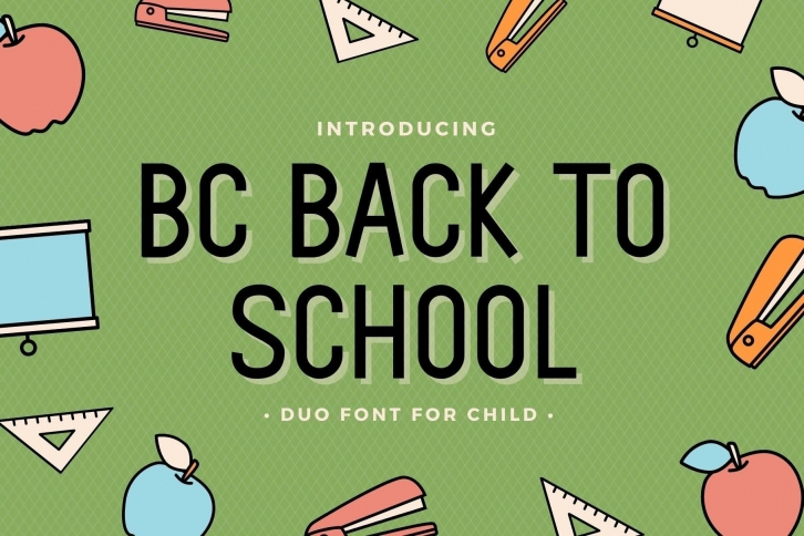 Back to School Font Download