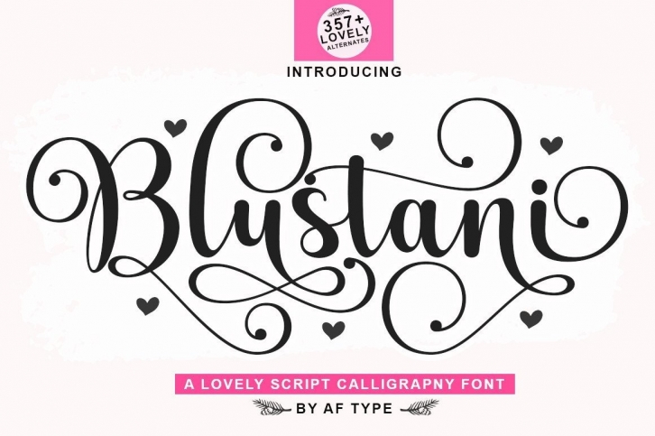 Blustani Font Download