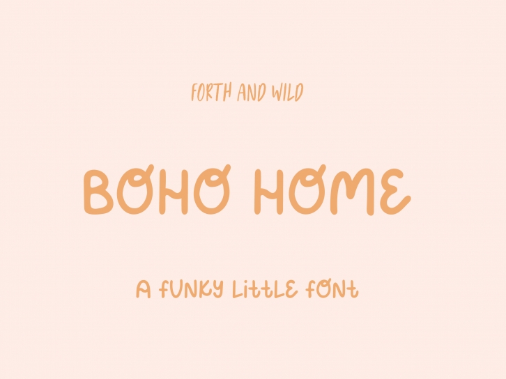 Boho Home Font Download