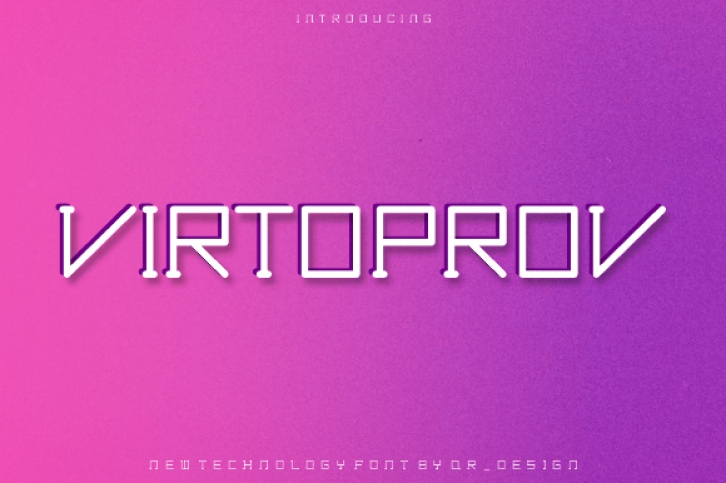 Virtoprov Font Download
