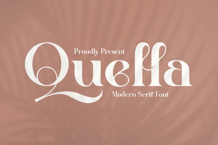 Quella Modern Serif Font Font Download