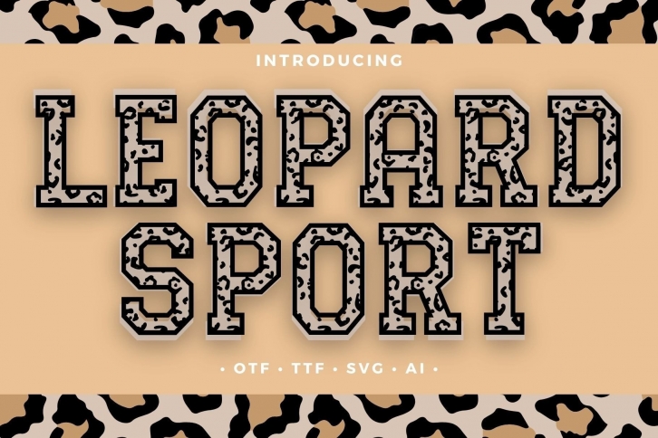 Leopard Sport Font Download