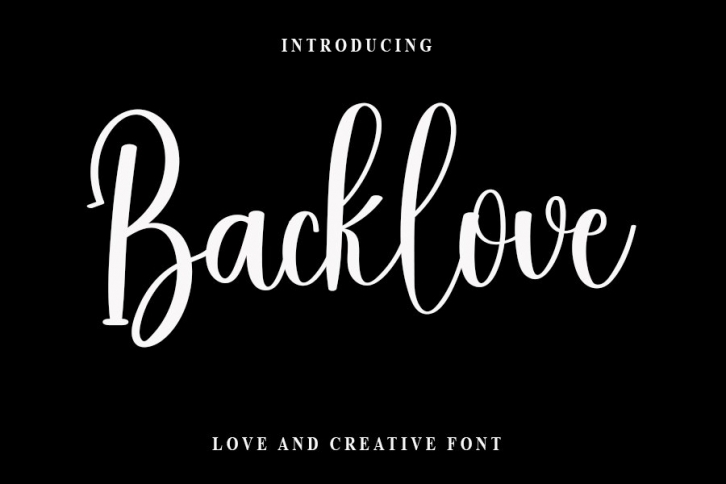 Backlove Font Download