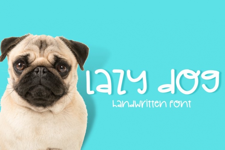 Lazy Dog Handwritten for Crafters Font Download
