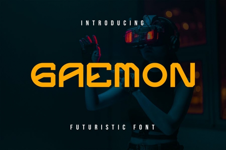 Gaemon Futuristic Font Font Download
