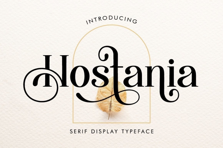Hostania Font Download